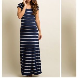 Pinkblush maternity maxi dress